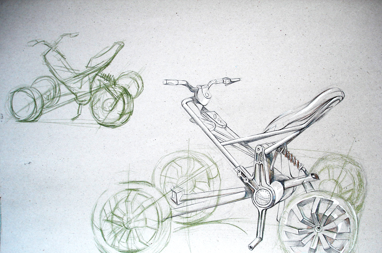 摩拜自行车概念草图？