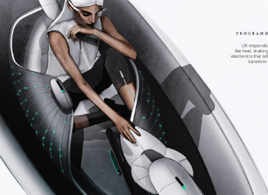 未来自动驾驶汽车内饰设计