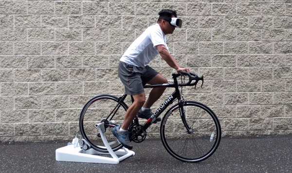 自行车VR套件让你在家健身的同时逛遍世界各地