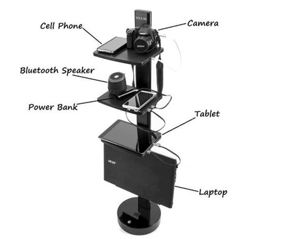 无线充电塔设计，再多数码设备也不担心充电问题
