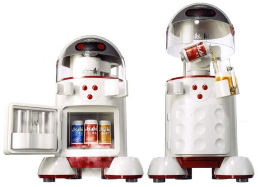 日本倒酒机器人设计，估计是喝酒人士的最爱