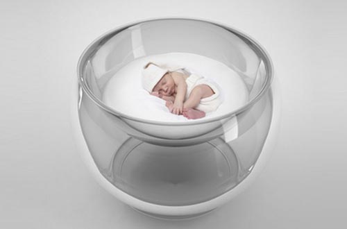 创意泡泡婴儿床设计，颠覆传统婴儿床的概念设计