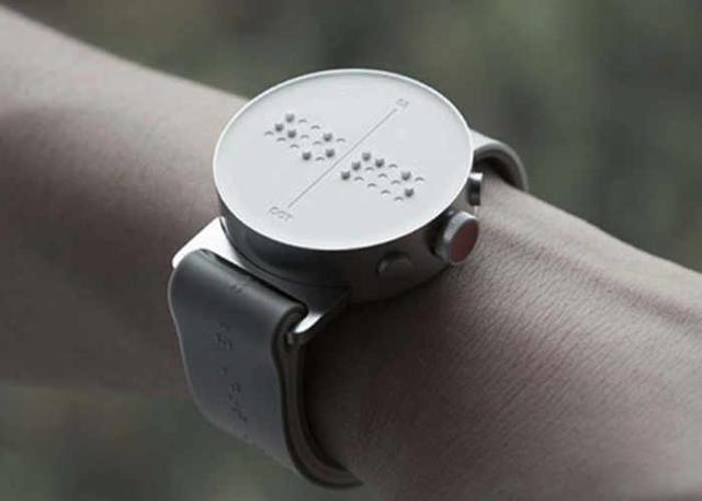 戛纳创意节金奖作品盲人专用手表设计