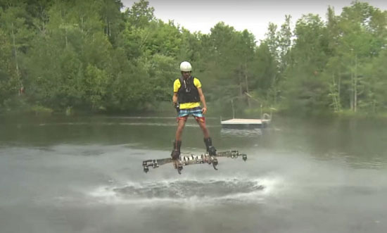 现代水上漂，Omni Hoverboards风力飞行滑板