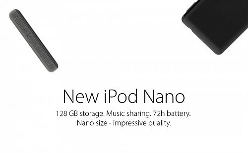 iPod Nano概念设计稿图，全新定义设计苹果产品