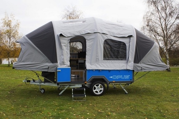 电动充气式房车帐篷设计，可移动的单身公寓