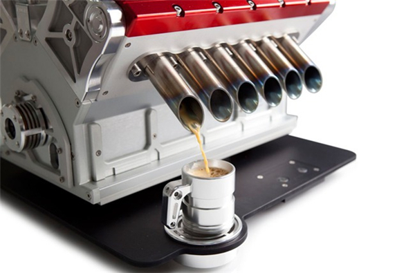 V12引擎咖啡机设计，赛车手最爱的全球限量咖啡机