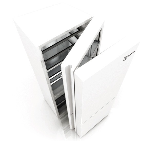 Z-Refrigerator冰箱，超酷外形下的实用设计