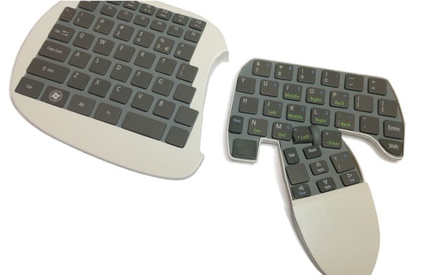 一体化键盘鼠标设计，新奇输入设备让你大饱眼福