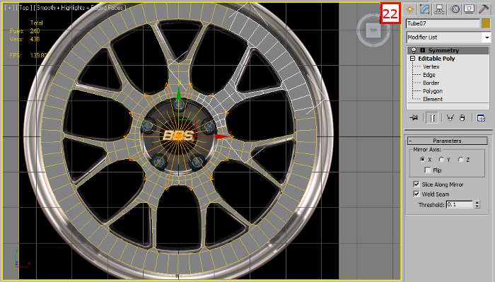 3ds Max建模实战教程，如何用3ds Max建模轮胎轮圈教程