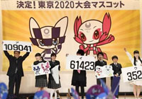 一号方案胜出，2020年东京奥运会和残奥会吉祥物揭晓