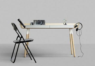 创意书桌设计图欣赏，实用至上的书桌设计灵感