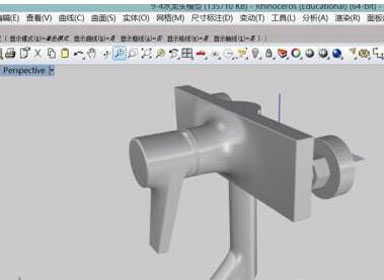 卫浴产品水龙头建模实例教程，犀牛实战建模方法