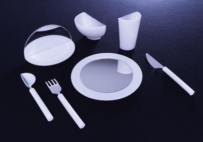 创意视错觉餐具设计，让你控制日常饮食量