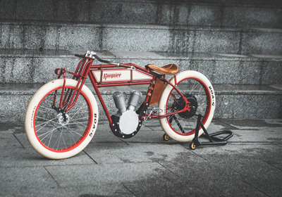 创意复古电动摩托车设计欣赏，可个性化唯一定制