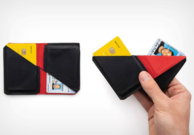 双折钱包创意设计欣赏，Flip-Flop可对折的卡包