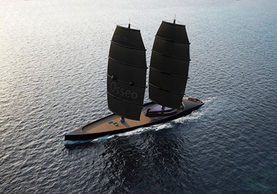 高性能豪华帆船游艇创意设计，无尽航海舒适体验