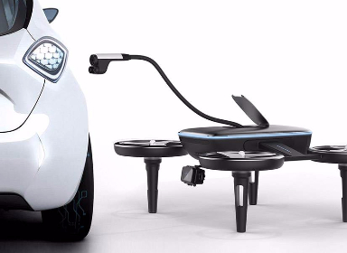 无人机设计：专为电动汽车充电设计的贴心无人机