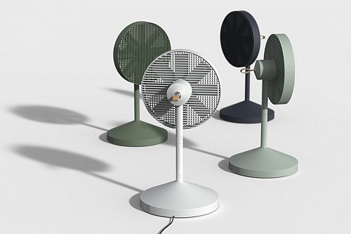 【夏天家用电器设计】炎炎夏日里给人凉快的风扇设计