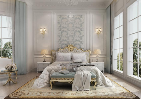 典雅的欧式床头灯设计，温馨而又奢华的贵族感受
