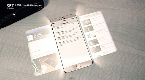极其时尚科技的iphone全息投影设计，让科技改变生活
