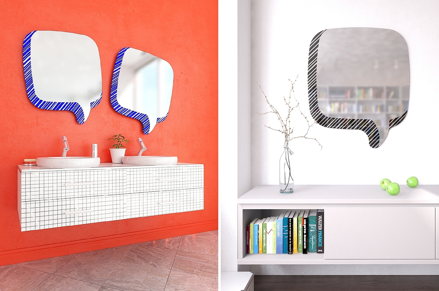 ZHUOSE 现代客厅浴室拱形镜子_设计素材库免费下载-美间设计