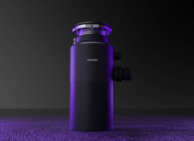 紫色神秘感垃圾处理器