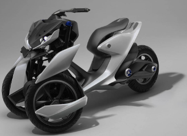 雅马哈“双子星”三轮越野摩托车设计