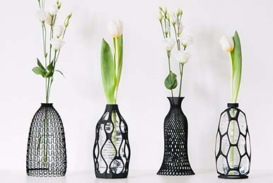 3D打印花瓶设计，工业设计让废旧塑料瓶...