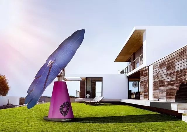 灵感来源于向日葵的家用太阳能系统设计Smartflower POP