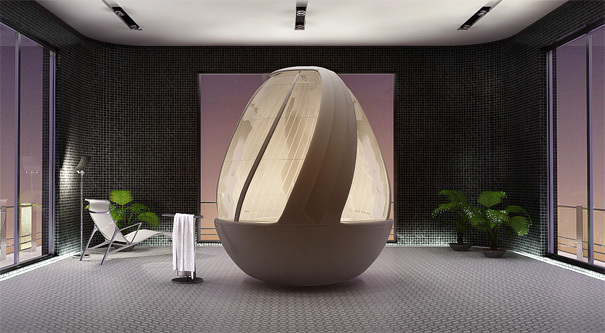 蛋形淋浴室概念设计