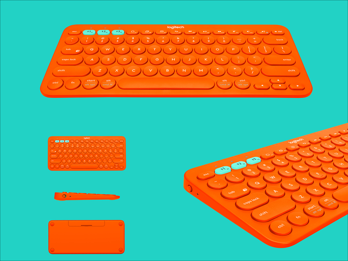 罗技k380键盘经典配色设计