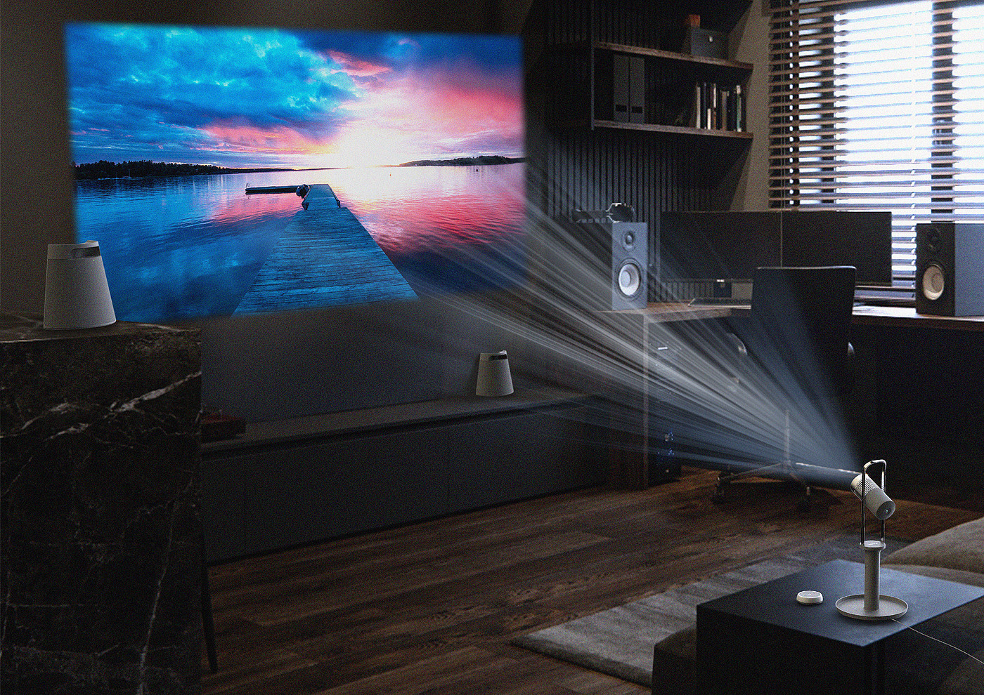 Anker Nebula Prizm LCD多媒体投影仪设计，家庭影院看起来！ - 普象网