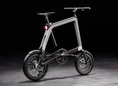 超轻型折叠电动自行车