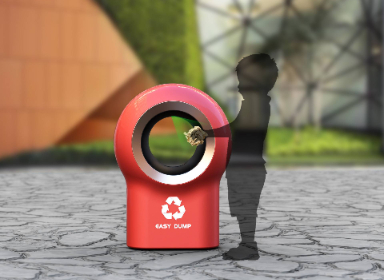 概念儿童智能垃圾桶设计