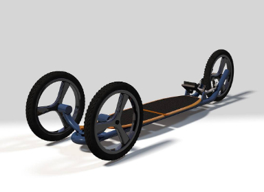 Trideck滑板车设计