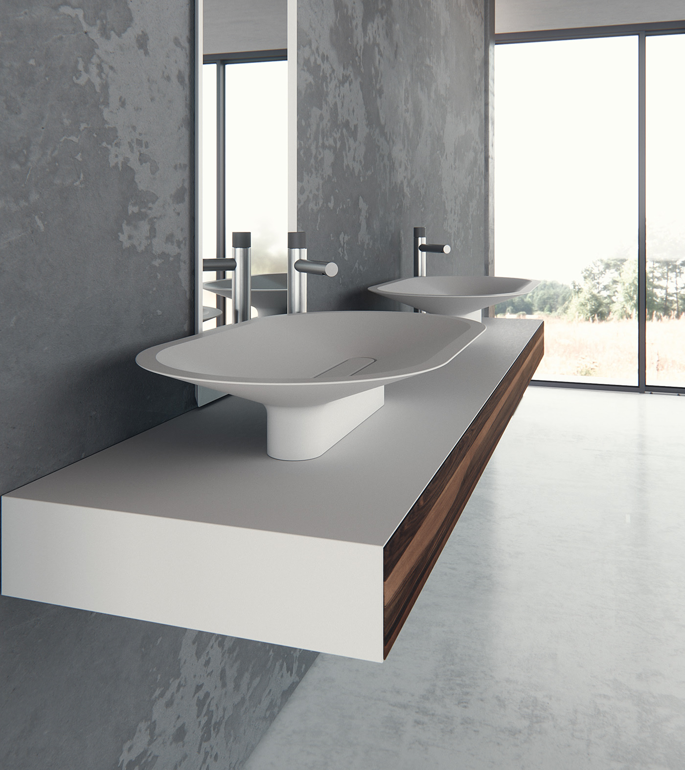 120平方米中式卫浴洗手盆装修设计效果图 – 设计本装修效果图