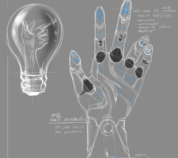 如何用PS画酷酷的机器手臂效果图教程