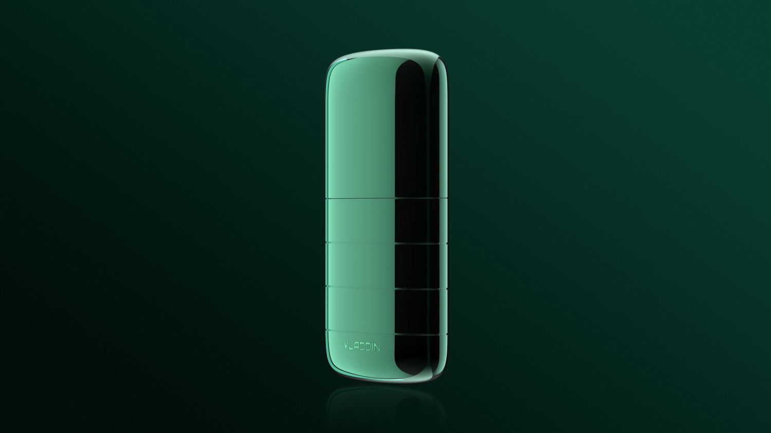 绿色电子烟设计_电器|捧着风的少女-优秀工业设计作品-优概念